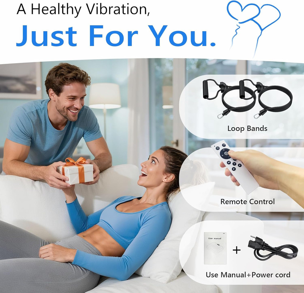 Vibration Exercise Plate for Full Body Workout, Shake Plate, Home Use