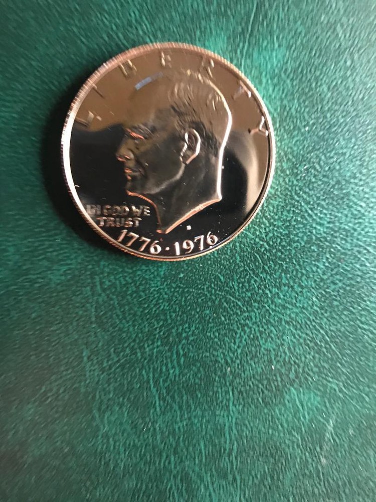 1976 S CLAD TYPE1 PROOF EISENHOWER DOLLAR