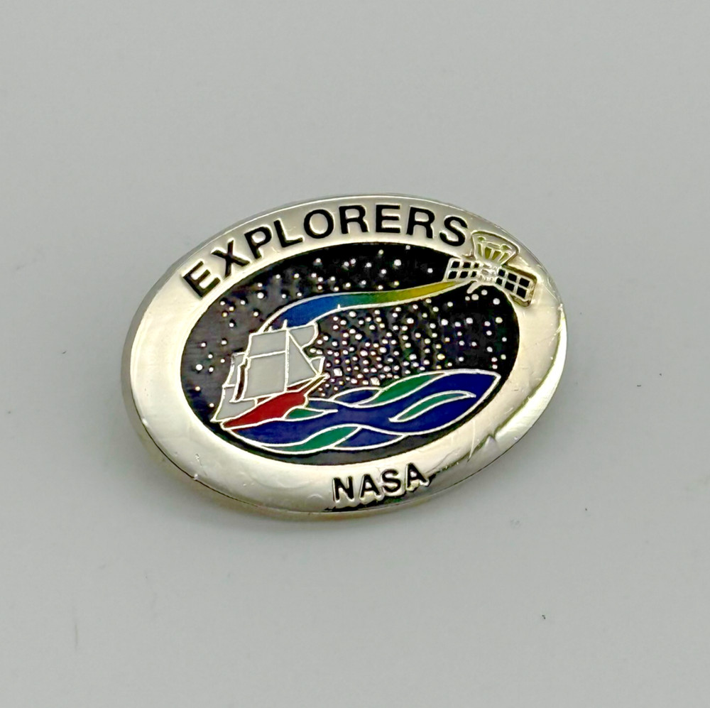 NASA Explorers Sailing the Stars Hat / Lapel / Backpack Pin Space Program