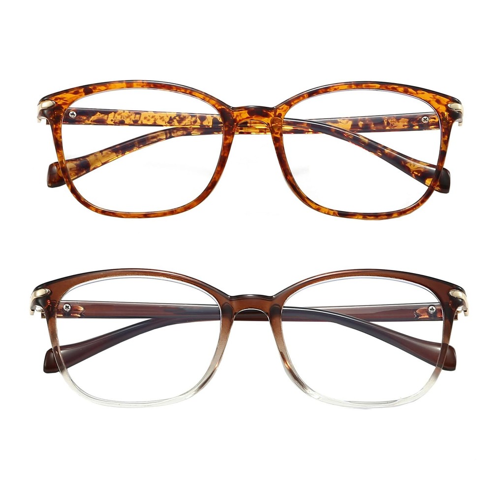 2 Pack Blue Light Blocking Glasses For Women/Men Computer Glasses Blue Light ...