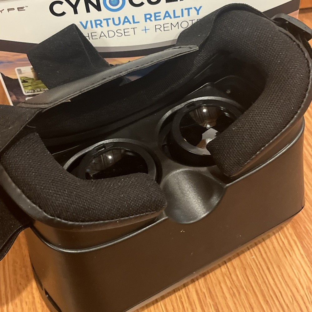 Cynoculars Virtual Reality 3D Headset Wireless - Gaming Remote Compatible