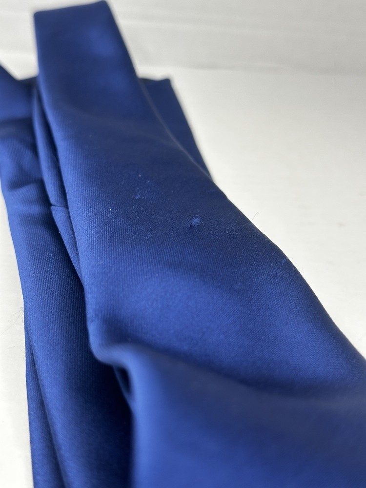 Perry Ellis Portfolio Polyester Solid Tie Navy Sateen One Size