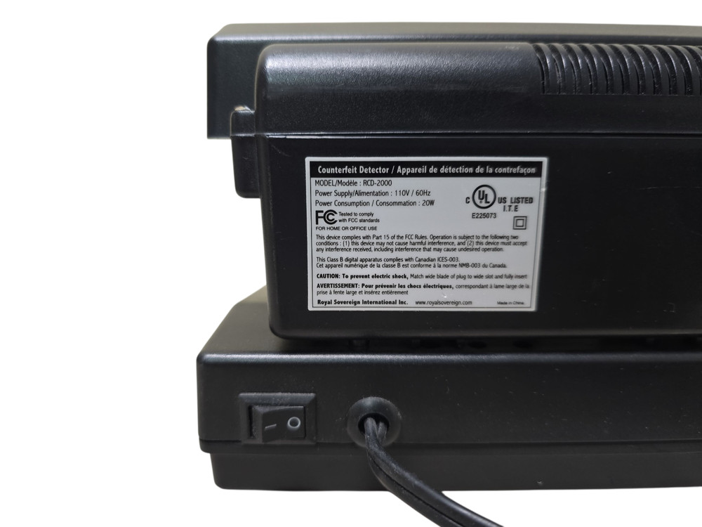Royal Sovereign Conterfeit Detector RCD-2000 Tested
