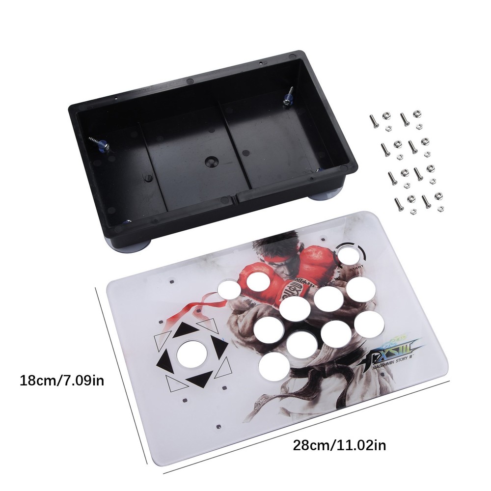 1 Set Acrylic Panel and Case DIY Set Kits Replacement for Arcade Game Part