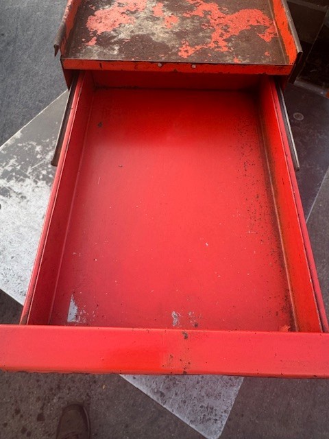 Vintage MAC Tools 5 Drawer Mini Side Hanging Caddy Toolbox Box