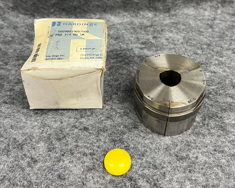 HARDINGE S20 3/4" COLLET PADS 3 SEGMENTS