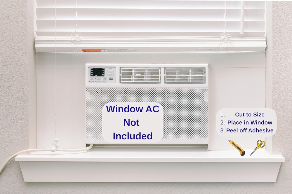 Surround Insulation Side Panels White for Window AC Unit
