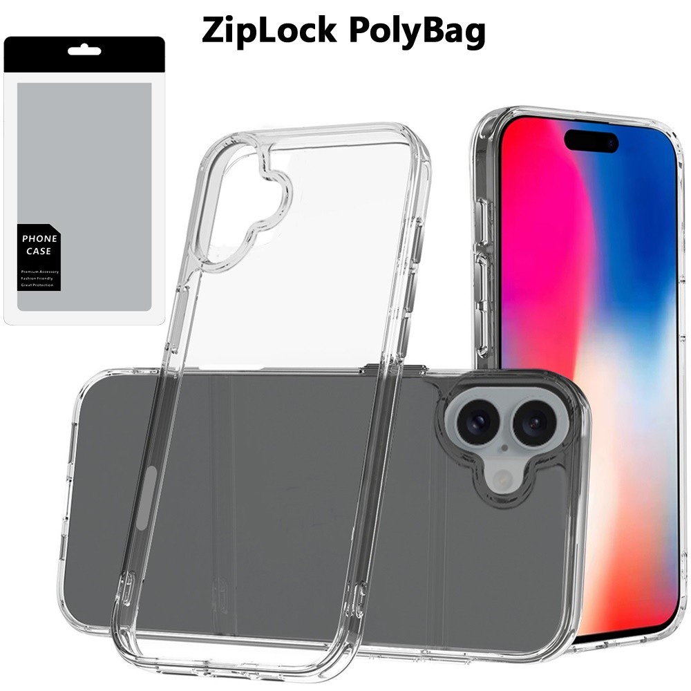 GSA iPhone 16 Phone Case Crystal 2.0mm  Clear