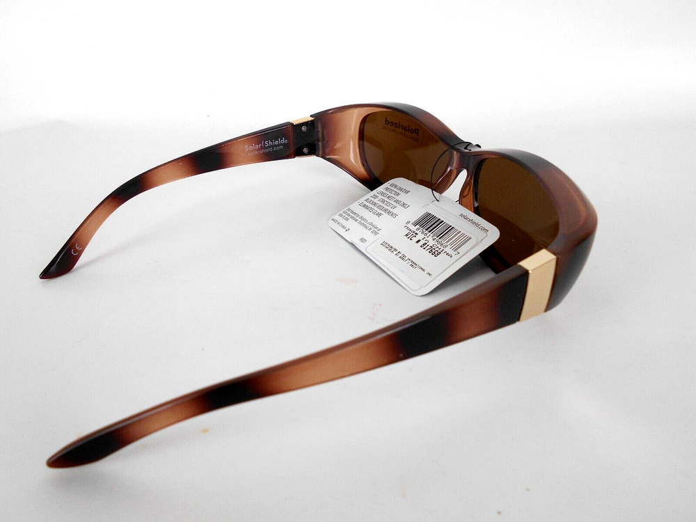 Foster Grant Solar Shield Polarized Sunglasses Fits Over Reading glasses, MEDIUM