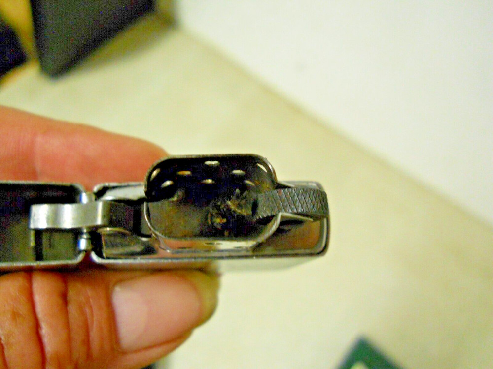 2011 Brushed Chrome ZIPPO Lighter w/ Box & Paperwork