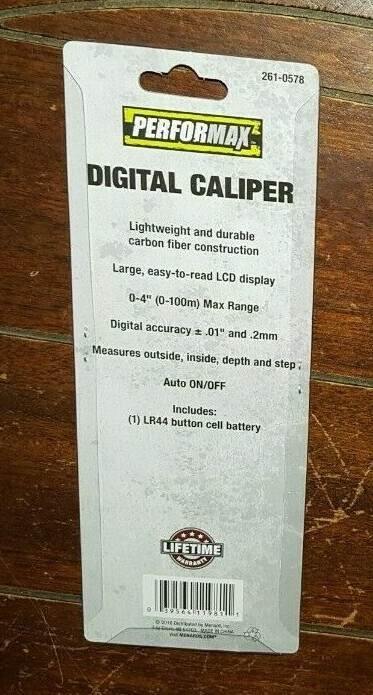 Lightweight Digital Caliper (0-4" (0-100m) Max Range) - Item #261-0578