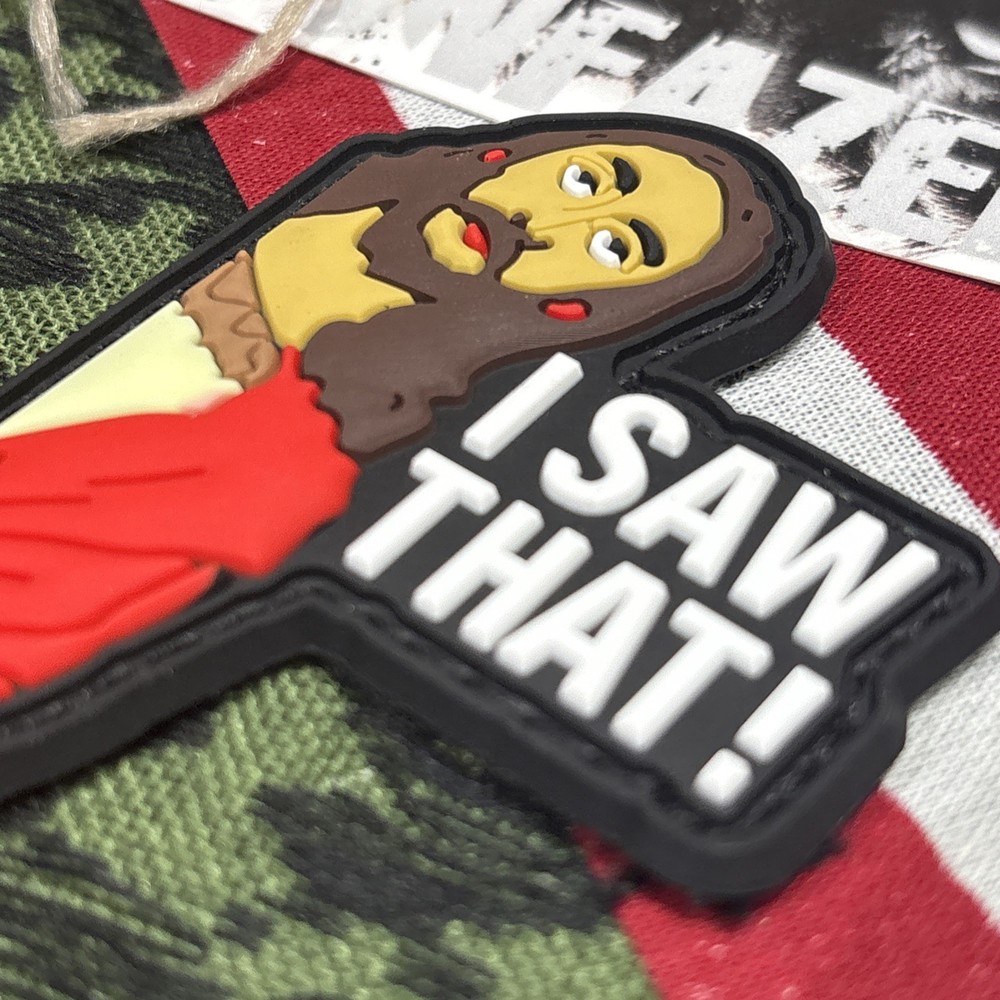 PvC 3D: I Saw That! Morale Tactical Hook & Loop Patch High Quality