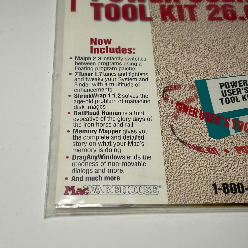 Floppy Disk Mac Warehouse The Power User's Tool Kit 26.0 Mac