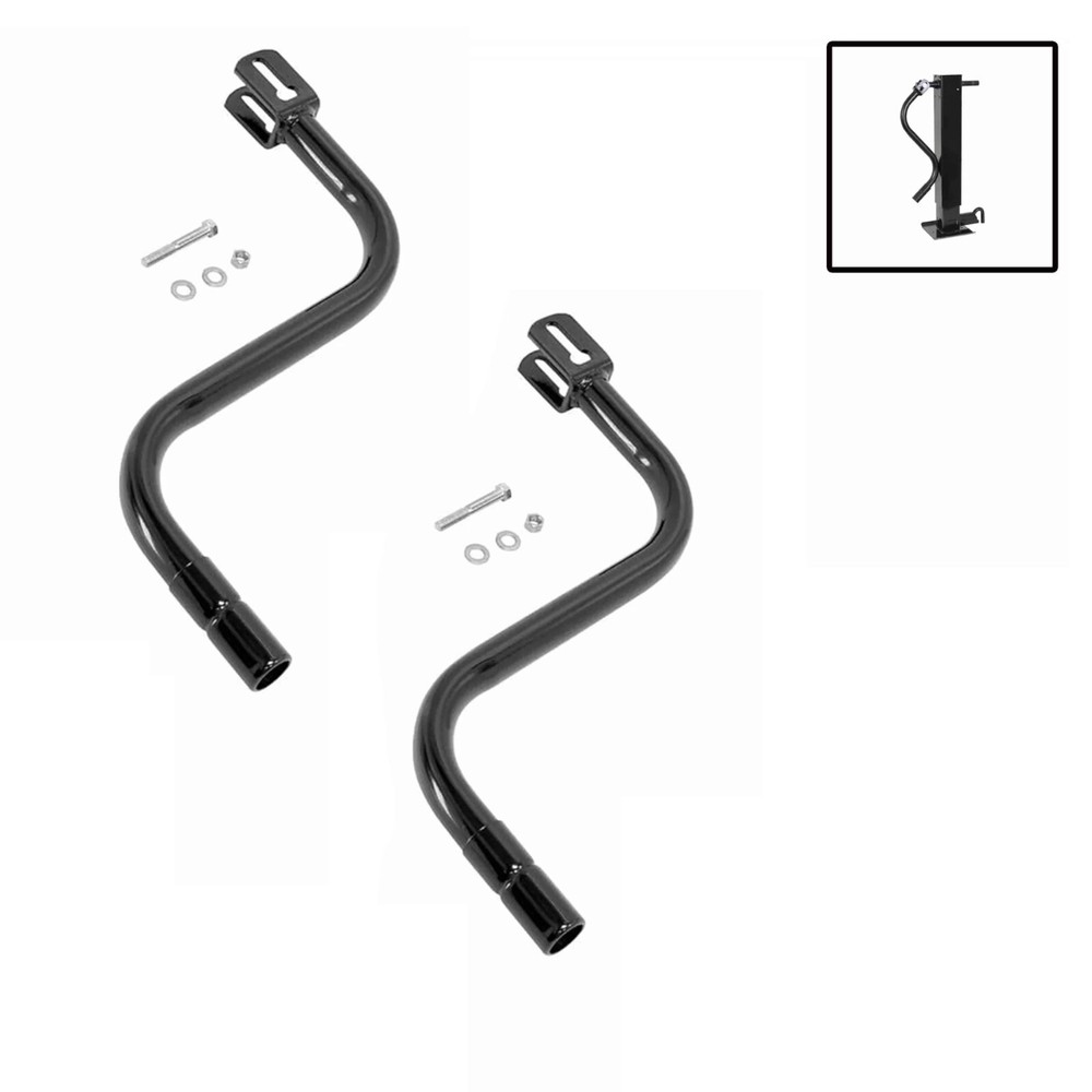 2-Pack 12,000 lb Heavy Duty Trailer Jack Handle with Complete Hardware Kit