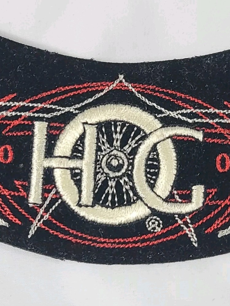 2009 Harley Owners Group Patch Red Lines White Lettering HOG Harley Davidson