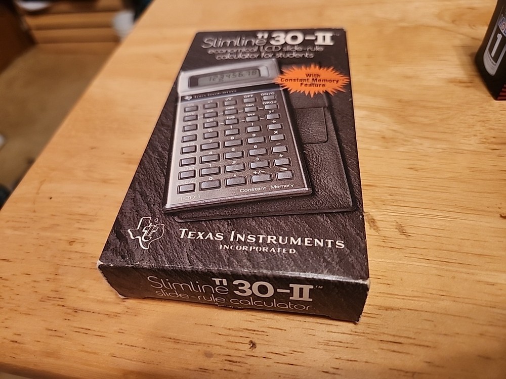 Slimline TI 30-II Texas Instruments Calculator