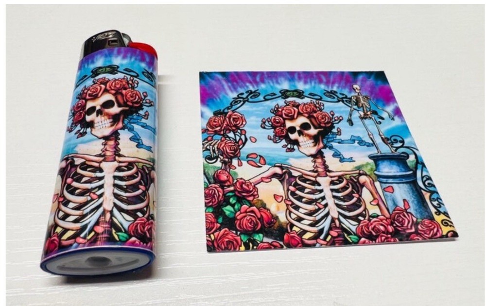 Grateful Dead Skull And Roses Lighter