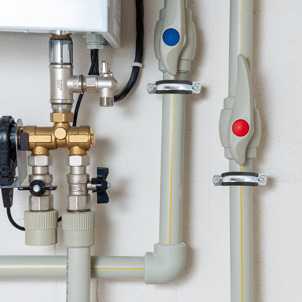 2Pcs Adjustable Pipe Bracket Clamp 4-1/2"(114mm) Wall Ceiling Mount Support