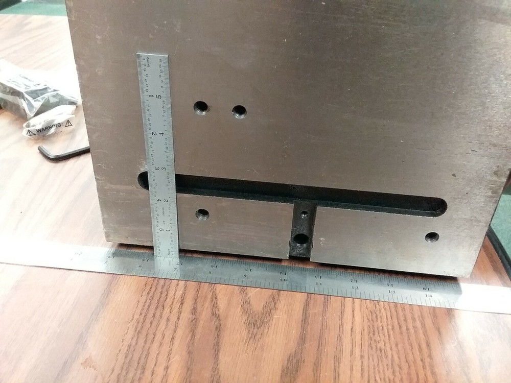 8" PRECISION TILTING ROTARY TABLE w. 4-jaw 6" chuck centering adapter TSK-200-IN