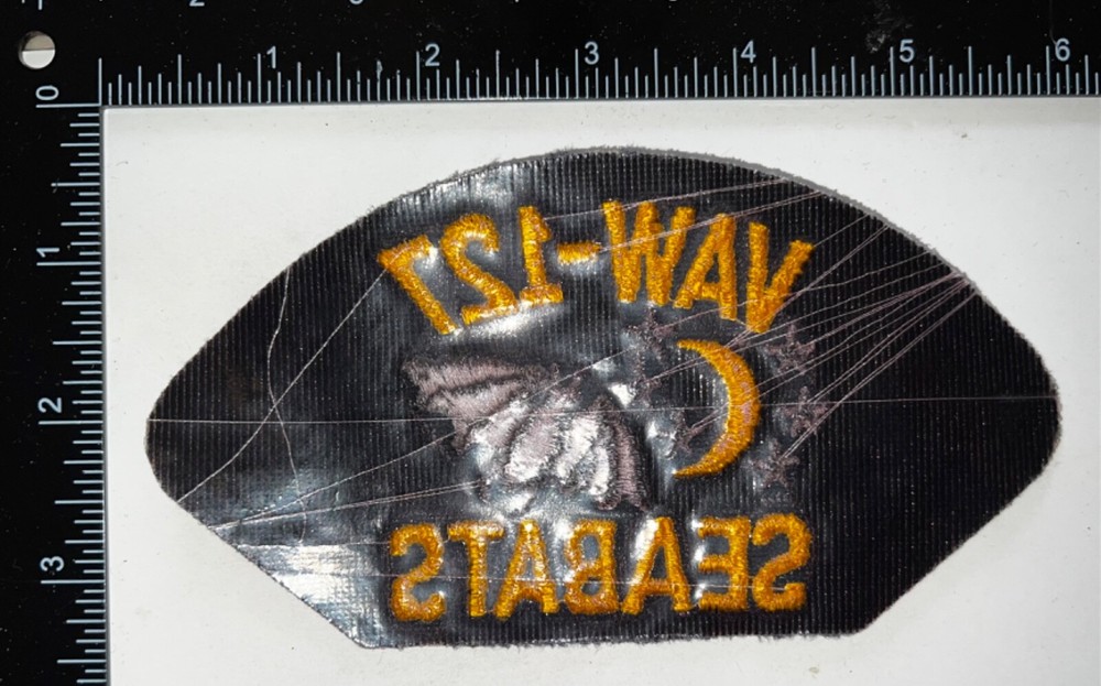 USN US Navy VAW-127 Seabats Hat Cap Patch