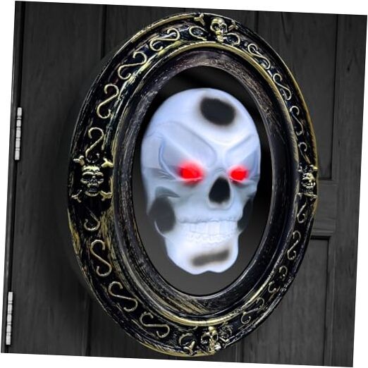 [ Motion Activated & Light Sensor Design ] Halloween Animatronic Talking Mirror