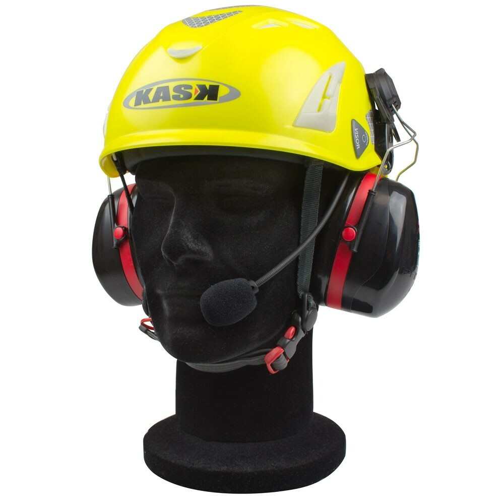 SENA WORK4 COMMUNICATION SYSTEM ARBORIST LINEMAN UTILITY HARD HARDHAT SHERRILL
