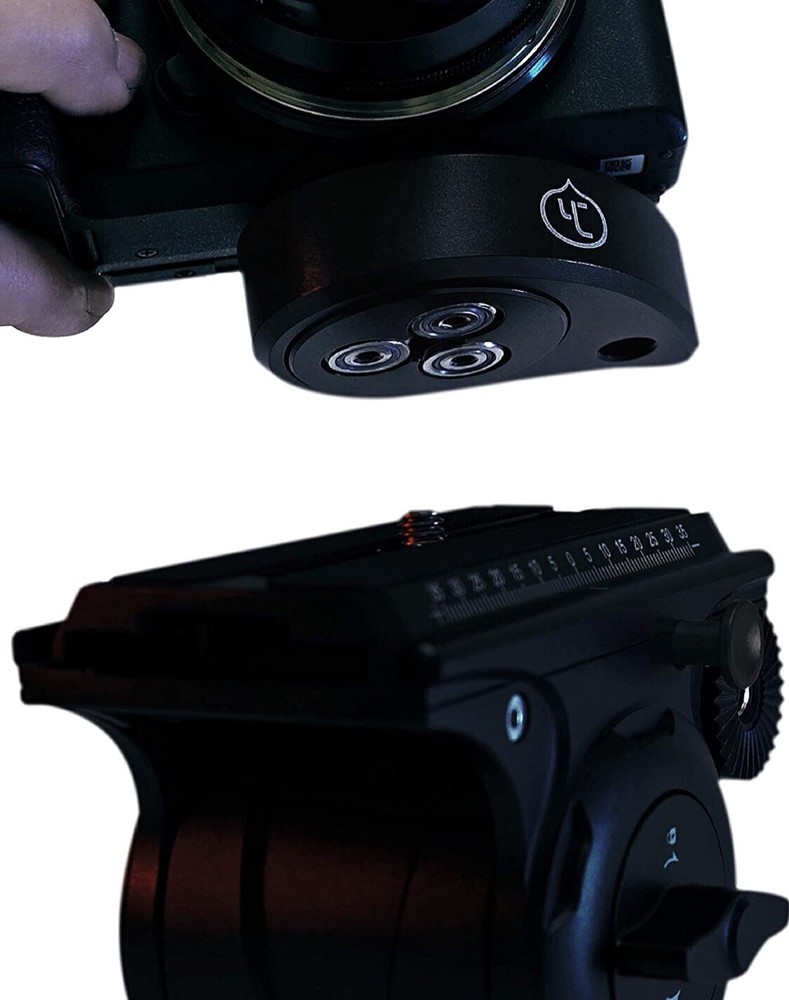 YC Onion Peach Plate Quick Release Plate for Tripod 1/4in Thread