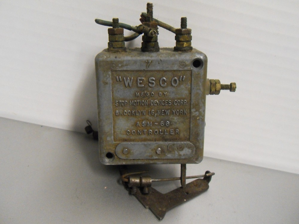 VINTAGE WESCO STOP MOTION DEVICES CORP DEVICE ASM-68 CONTROLLER
