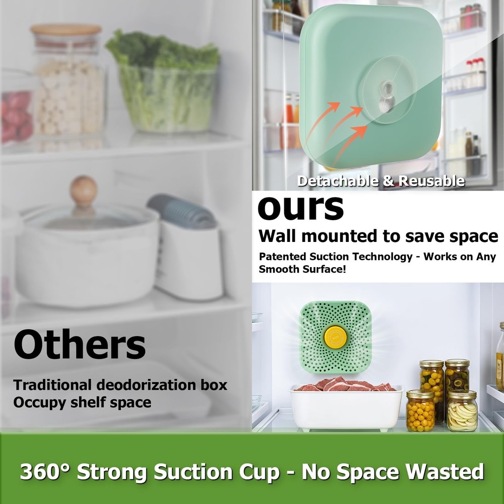 Fridge Deodorizer （1Pack），More Effective Than Baking Soda&#