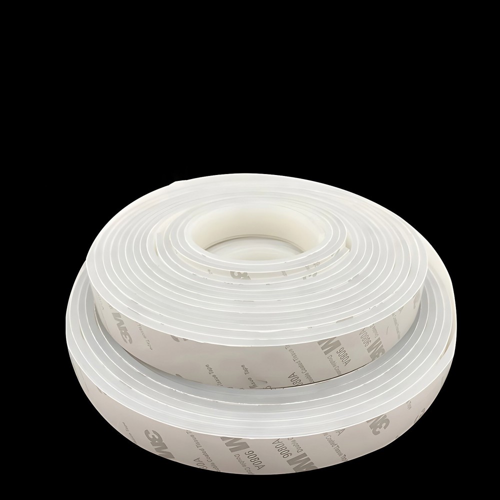 Adhesive Backed Silicone Rubber Strip - Roll - Various Widths, Thickness & Lengt