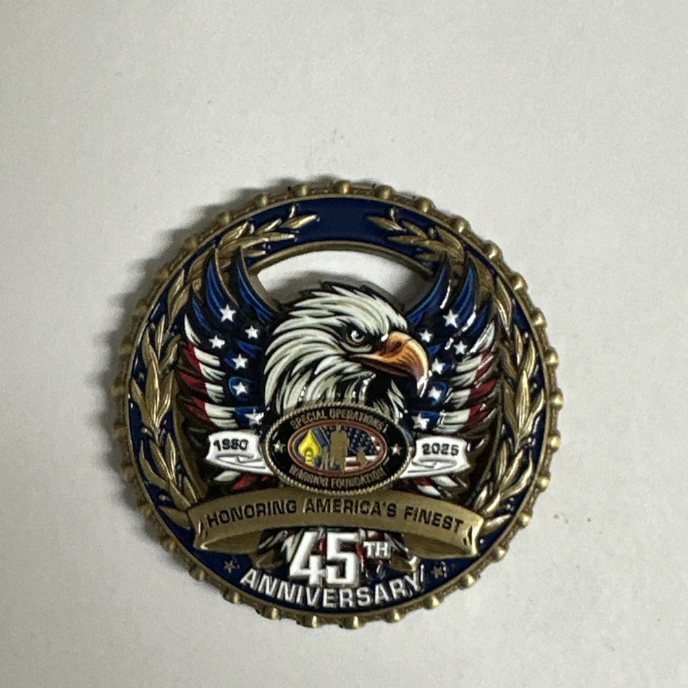 Special Operations Warrior Foundation Challenge Coin