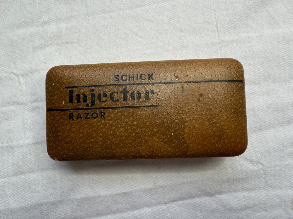 Vintage 1940s Schick Injector Razor w/ Case