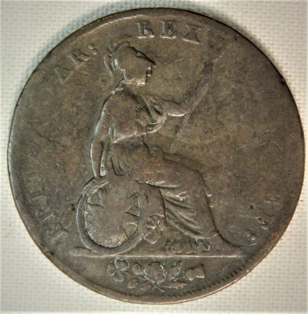 1826 Great Britain Half Penny (228)