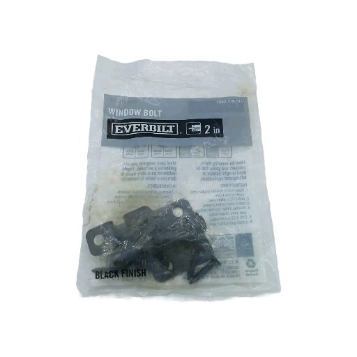 Everbilt Window Bolt Black 2" 1002 316 511