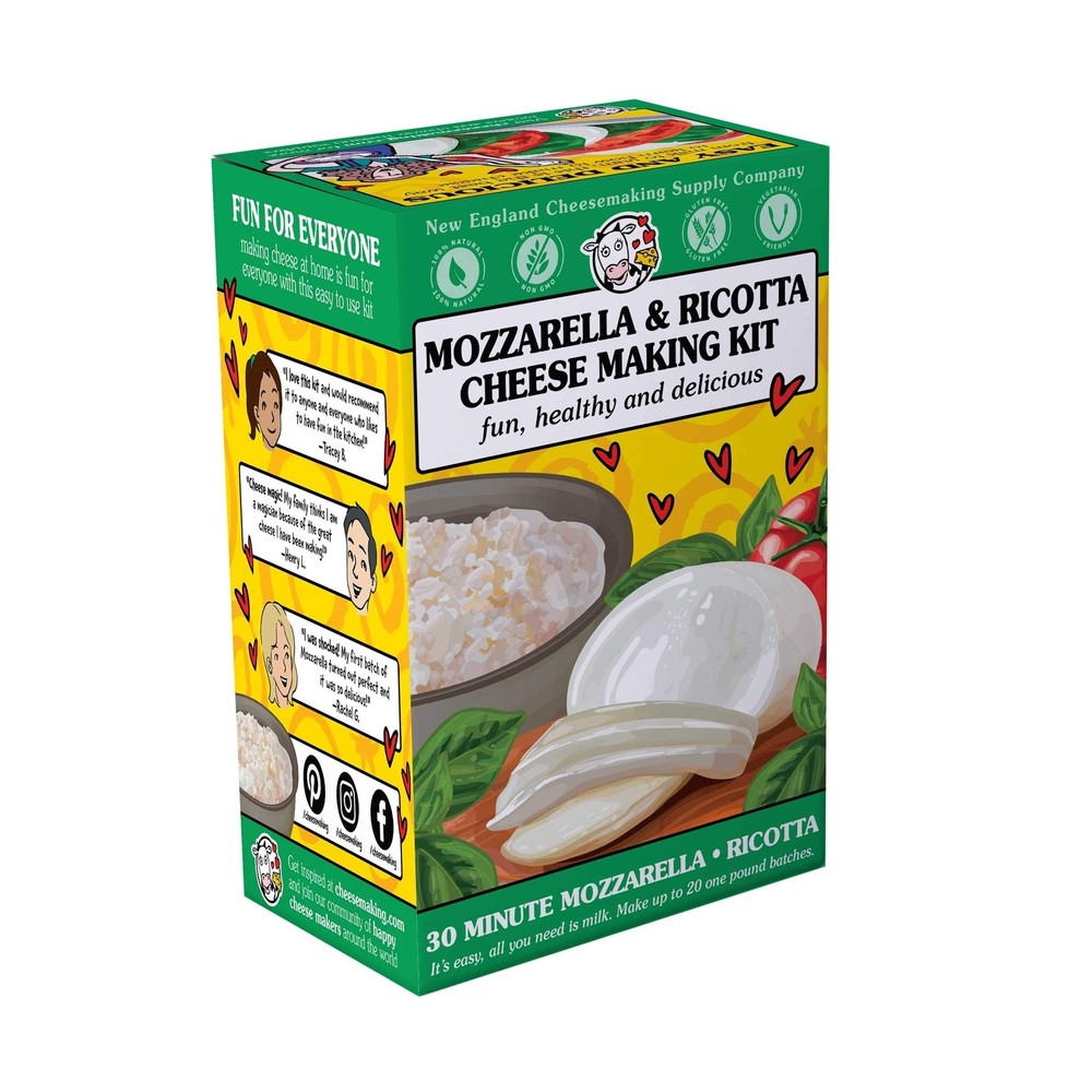 Mozzarella and Ricotta Cheese Making Kit