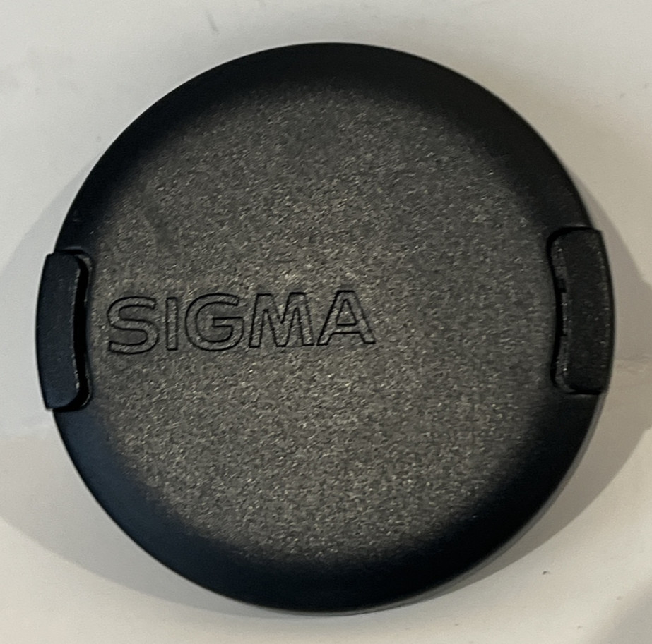 Sigma 55 mm Plastic Tab Lock Front Lens Cap Oem Original Replacement Good Cond
