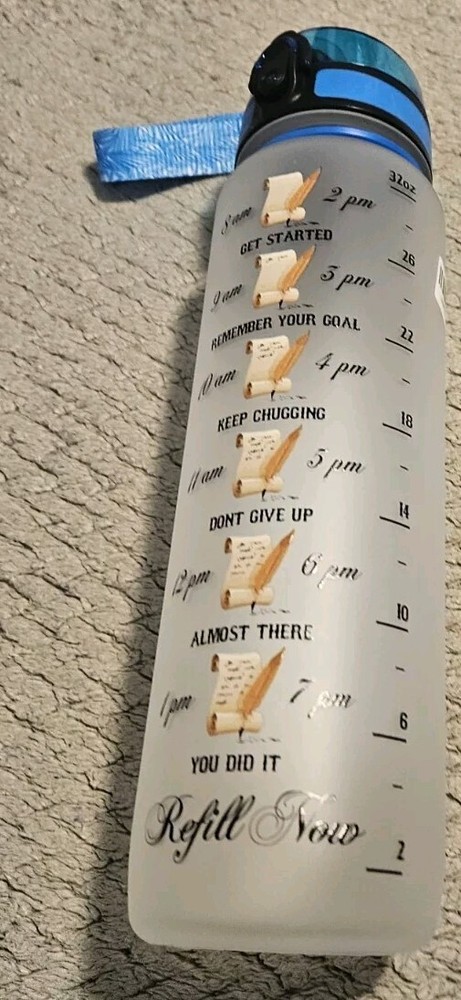 Hydro Tracking Bottle Writing Themed 32oz