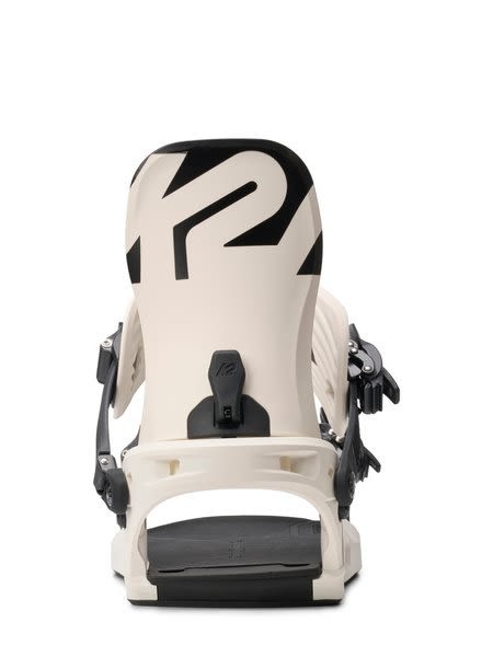 K2 Bond Men's Snowboard Bindings, White, Medium MY26