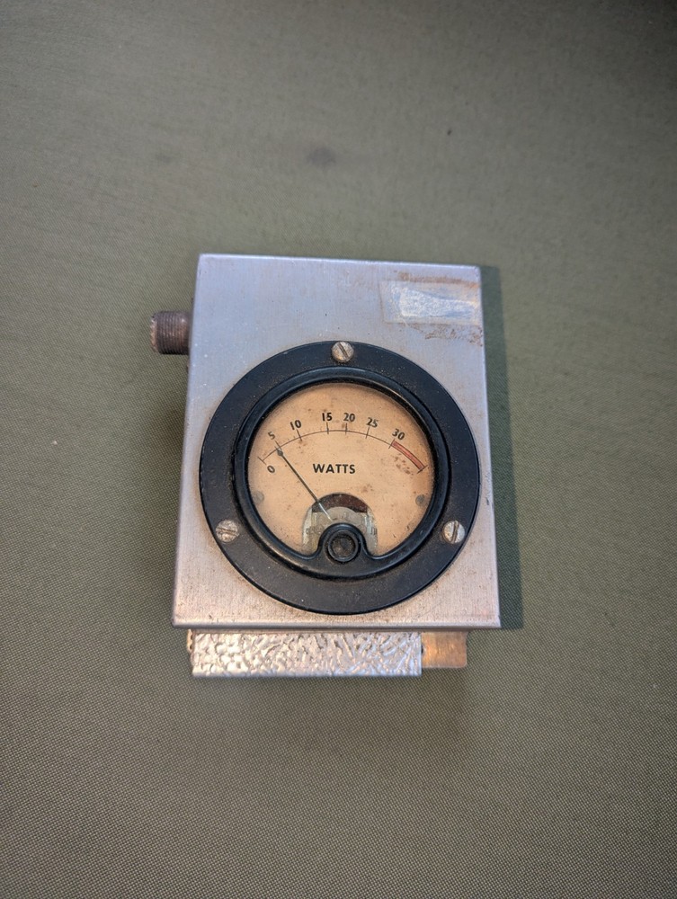 Vintage Ham made WATTMETER