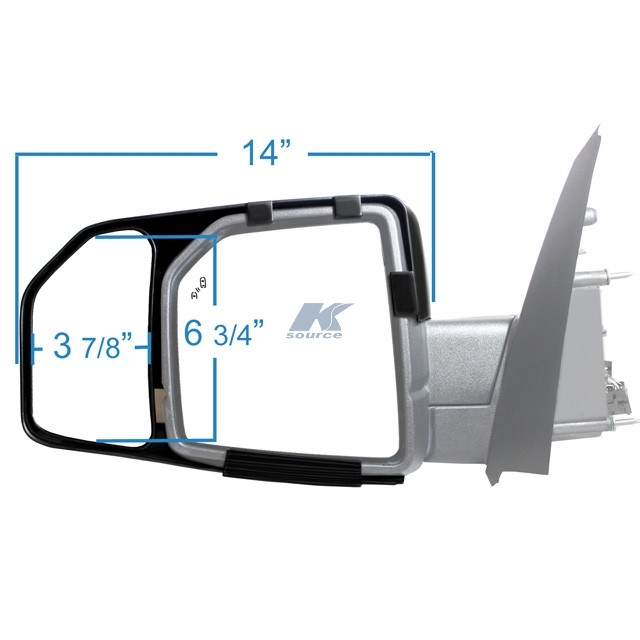 K-Source 81850 Snap & Zap MIRROR REAR VIEW OEM