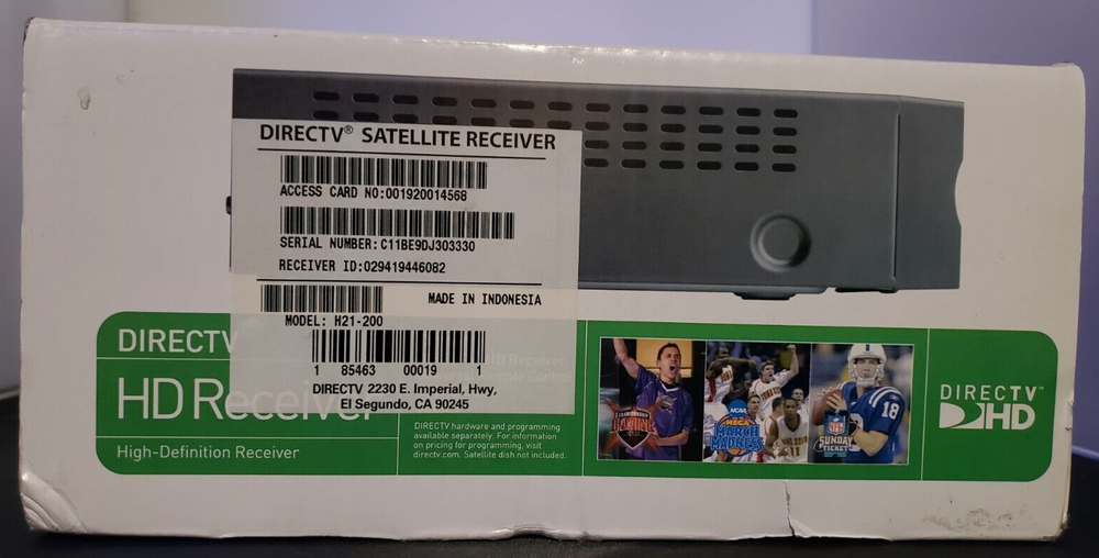 DIRECTV MPEG-4 HD (HD) Receiver REMOTE MISSING