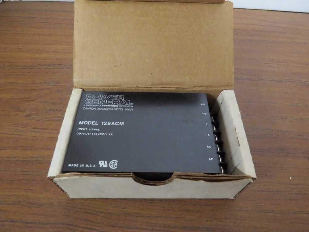 + POWER GENERAL, POWER SUPPLY MODULE, 128ACM, NOS No box