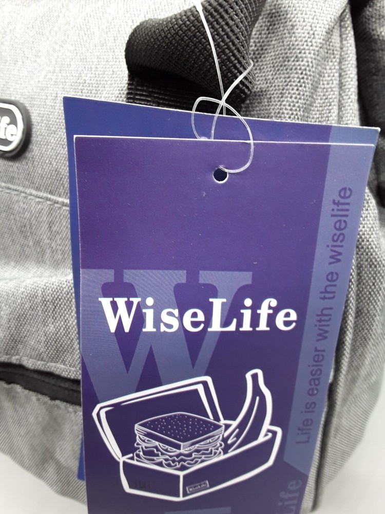 WISELIFE-Insulated Lunch Bag with adjustable Shoulder Strap-waterproof