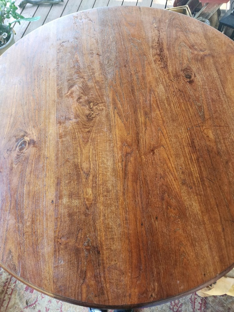 vintage handmade dining table