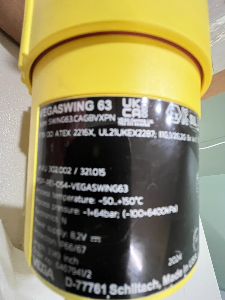 VEGA SWING63.CAGBVXPN Vibrating Level Switch
