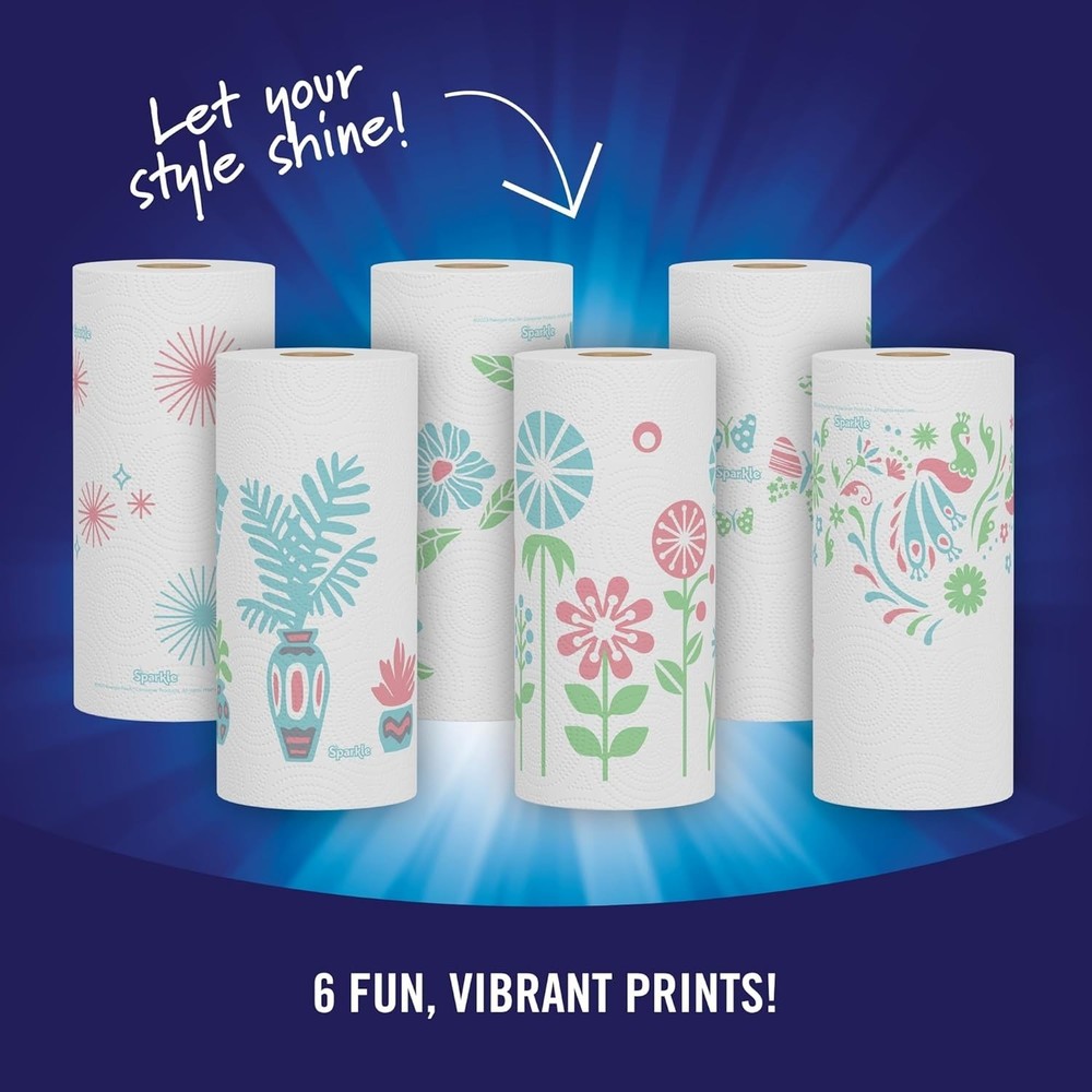 Sparkle Pick-A-Size Paper Towel - 6 Double Rolls