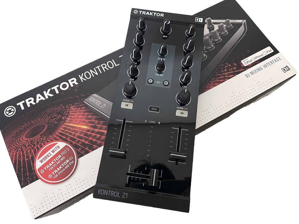 Native Instruments Traktor Kontrol Z1 DJ Mixing Interface with USB Cable and Box