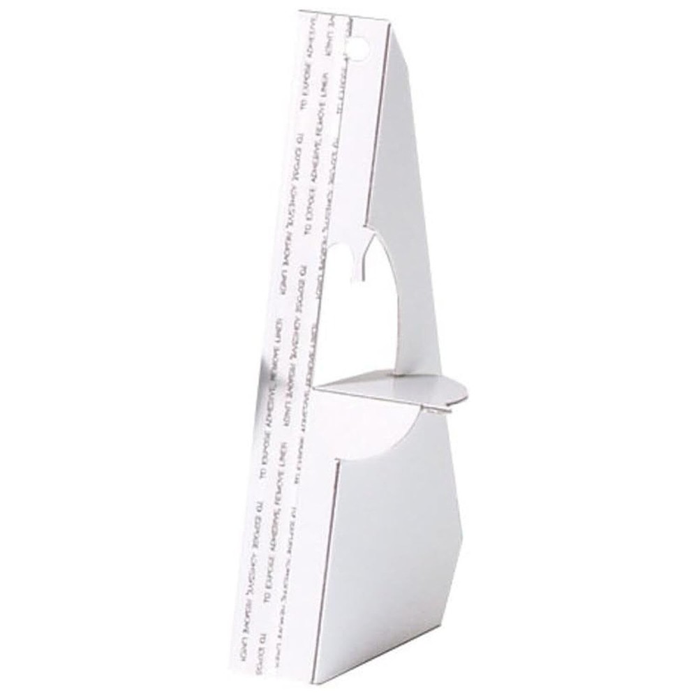 328-3009 White Single-Wing 9" Self-Stick Chipboard Easel Backs 5/Pkg