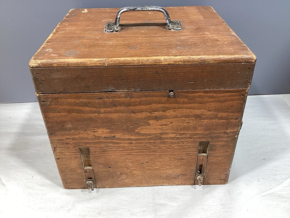 Vintage Poultry Disease Testing Kit In Apothecary Box, Pullorum Test