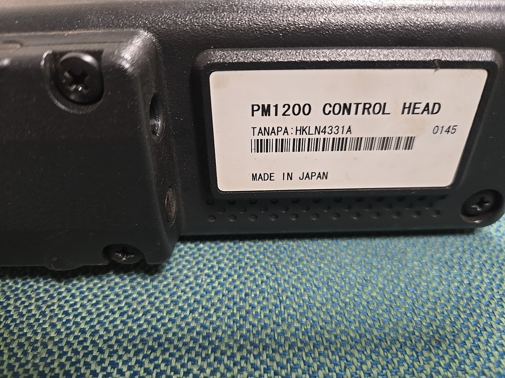 MOTOROLA PM1200 CONTROL #1